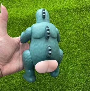 蜡笔小新屁股光屁屁哥斯拉光屁屁恐龙 可动可爱潮流玩具m1