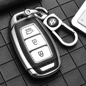 21款北京现代伊兰特钥匙套索纳塔ix35菲斯塔昂希诺ix25汽车包壳扣