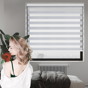 夜帘双层卷帘遮光防晒卧室飘窗办公室电动升降帘卷拉式窗帘21人付款