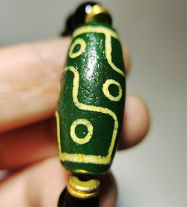 正品西藏千年至纯九眼老天珠手串锁骨链9眼吊坠项链挂件天降石