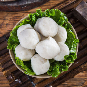 [4包装500克/包]马鲛鱼丸火锅丸子鲅鱼纯鱼丸海鱼蛋真空包装