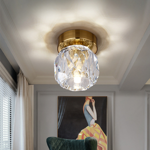 阳台走廊过道小吸顶灯水晶