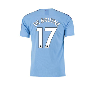 19/20曼城足球服17德布劳内阿圭罗萨内斯特林京多安主场长袖球衣