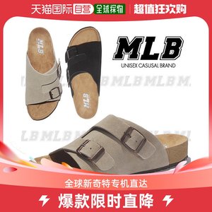 韩国直邮MLB 其他凉鞋 [renoma] 男性女性牛皮拖鞋 夏季休闲情侣