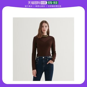 韩国直邮Egoist 毛衣 [AK水原店] 高领 修身版型 针织衫(EM3KL864