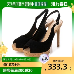 【日本直邮】evol夏季新款女士时装凉鞋时尚鱼嘴女鞋高跟鞋塑料