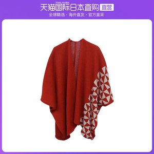 日本直邮[kaya] -attakee- 凤头羽织大廓形针织开衫 红色
