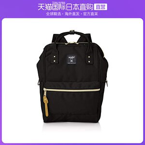 日本直邮阿耐洛anello小型口金双肩包 防水功能 s号 黑色