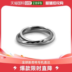 日本直邮LION HEARTLH-1切割双环戒指 金属过敏适用 耐色耐变化