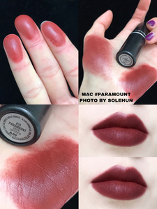 冷门巧克力红棕 mac子弹头唇膏口红815 paramount 复古