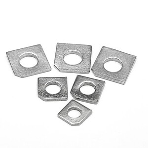 适用于迅达电梯斜垫12/16mm螺丝杆平衡片垫片方斜垫圈斜垫标准件