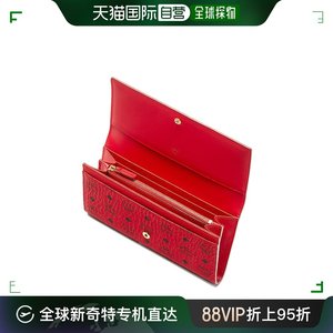 香港直邮MCM 女士红色长款钱包 MYL6AVC82RU