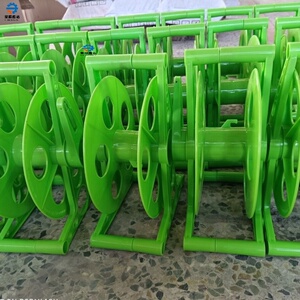 电线收线盘轮卷线盘空盘绕线盘放线滚轮电线收纳盘架手摇轱辘放线