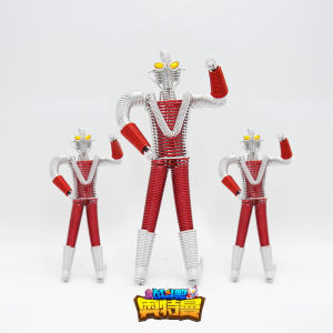 原创自制手工奥特曼玩具模型编织工艺品玩偶凹凸漫动漫益智礼物