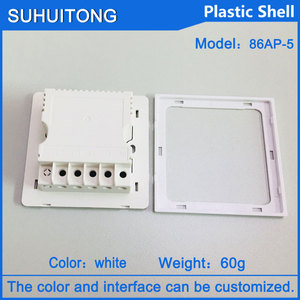 智能家居触摸面板开关外壳入墙式触摸面板人体感应器86开关外壳