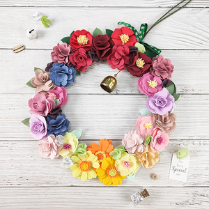 papus 超薄海绵纸花 海绵花eva花卉 diy手工仿真花朵材料包泡棉花