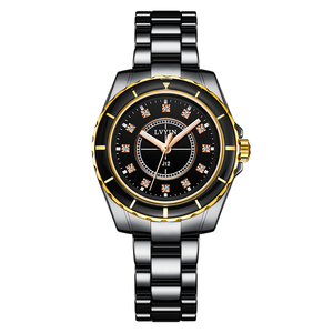 官方旗舰店正品陶瓷绿茵j12ins韩版女士手表时尚轻奢品牌机械女表