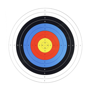 弓箭靶纸射箭专业标准比赛练习全环半环靶打靶子飞镖步枪反曲箭馆