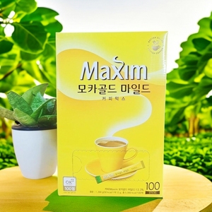 麦馨摩卡咖啡粉Maxim三合一韩国进口麦可馨速溶100条盒装学生提神
