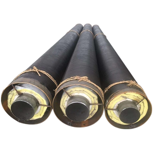 预制直埋蒸汽保温管钢套钢复合直埋保温管电厂外滑动耐高温管道