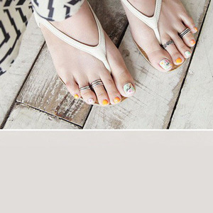 戒指纯银复古脚戒关节情侣细尾戒指足日式瑜伽梦诗蔓银饰精品店27