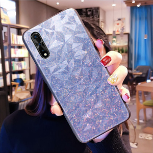 y7s手机壳vivoy7s菱形vivo闪闪钻石纹vovi网红ins时尚少女款ys7套