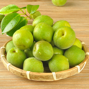 青梅果新鲜5斤 新鲜酸脆大青梅果泡酒梅子