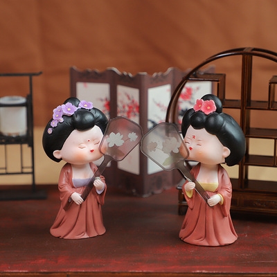 唐妞公仔西安旅k游纪念品唐公仔摆件文创礼品送女友可爱礼物.