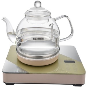 Seko/新功W12全自动底部上水电热水壶玻璃烧水壶电茶炉茶台煮水壶