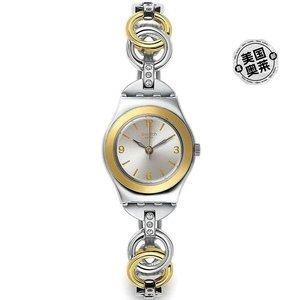 swatch 女士戒指 bling 灰色表盘手表 - 灰色 【美国奥莱】直发