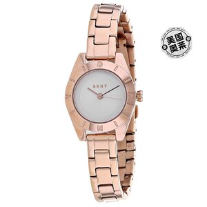 dkny 女士银色表盘手表   银色 【美国奥莱】直发
