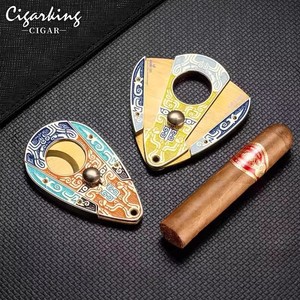 CigarKing雪茄剪锋利刀刃金属不锈钢旅行便携式雪茄刀专业