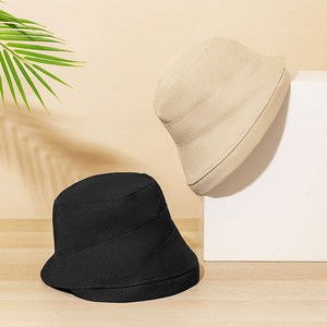 nome/诺米家居晚辰刺绣渔夫帽纯棉大沿帽百搭防紫外线出游帽子