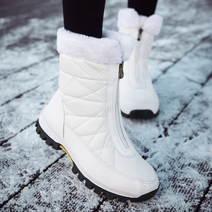 雪地靴女2023年新款冬季防水防滑东北户外棉鞋加绒加厚大码棉靴子