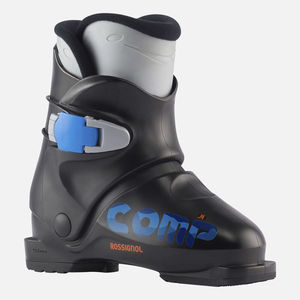 法国ROSSIGNOL金鸡COMP J1儿童黑色双板滑雪鞋 幼童雪鞋滑雪装备