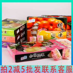 台湾进口雪之恋水果冻布丁芒果荔枝水蜜桃百香果蓝莓纸袋儿童零食