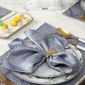 家用西餐餐巾折花布艺正方形酒店餐扣西餐布口布日式餐巾定制
