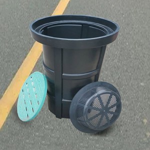 湖南长沙pe塑料雨水渗透井 海绵城市雨水口方形,圆形溢流多规格