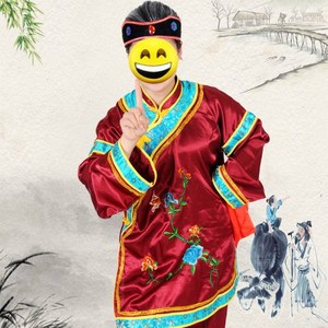 服装老太太古典唱戏服装女中老年秧歌服装地主婆枫尺女装旗舰店385