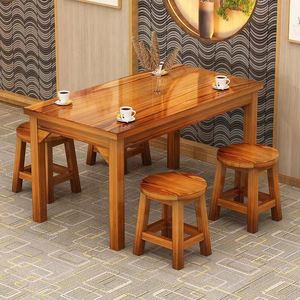 饭店桌椅批发实木