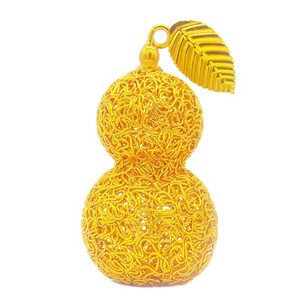 铜丝编织工艺品手工艺品铝线葫芦家居摆件diy编织装饰礼品景点热