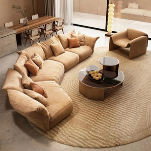 意大利edra花瓣沙发standard设计师异形大平层功能可调节转角组合