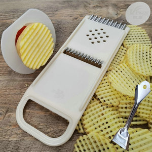 凤驰薯格擦土豆切片器红薯擦片器狼牙土豆刀切薯片神器黄瓜网格刨