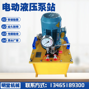 电动液压泵小型超高压电动油泵柱塞泵双向泵电磁阀控制液压泵定制