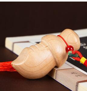 真桃木剑小肥刀挂件奶凶纯手工小胖刀把宝宝婴儿童随身压惊护身礼