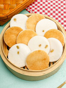 农家小米粑粑湖北特产手工美食休闲半成品发糕点心早餐饮特色食材