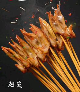 来易哒铁板鸡翅尖串冷冻鲜翅尖商用烧烤小肉串1000串包邮