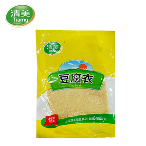 上海清美豆腐衣85克特产精品干货手工特薄豆制品速食腐竹5包包邮