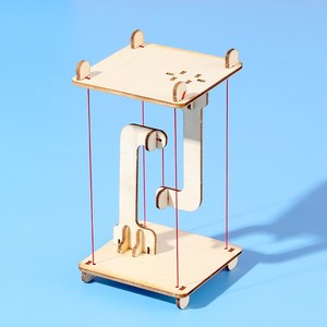 小霍金科学实验玩具 科技制作小发明diy手工器材stem张拉结构体