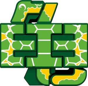 万代q变萌字动物玩具鱼文字战兽数字变形男孩益智套装71024